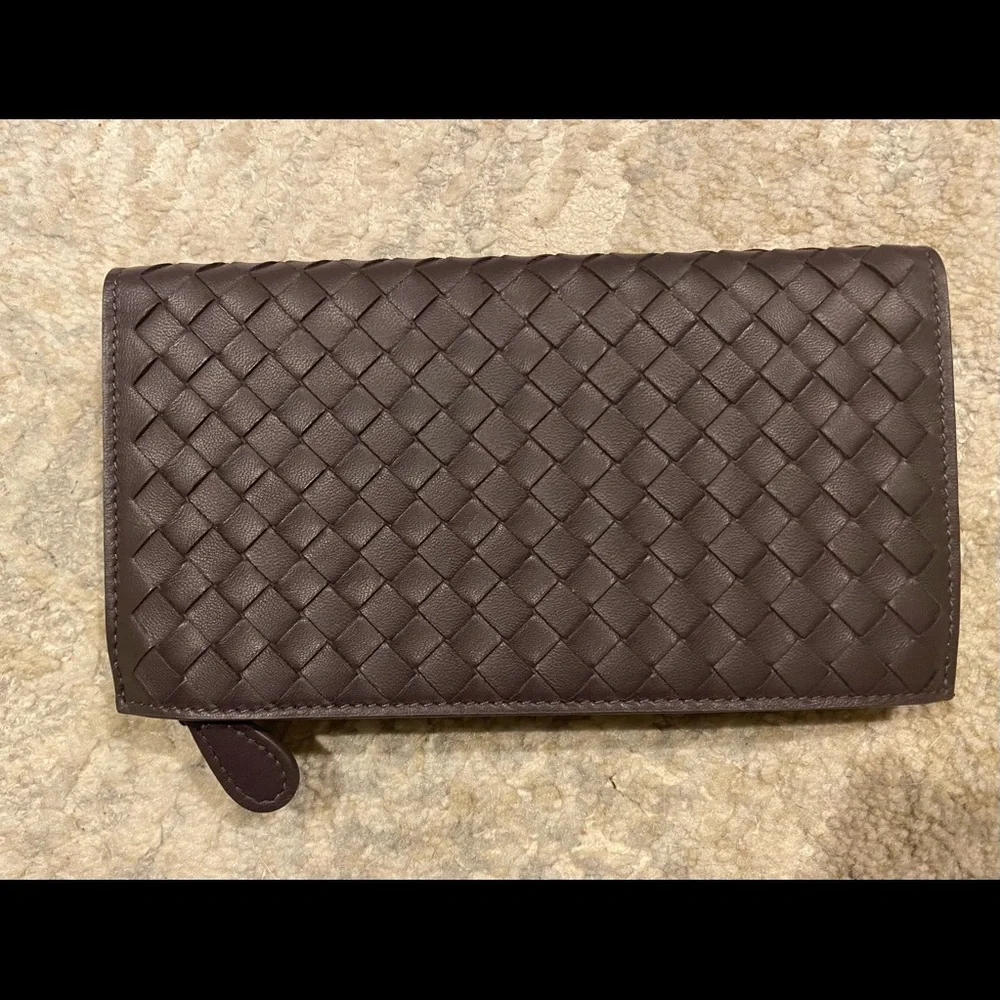 Bottega Veneta Long Wallet with Coin Purse, Brand New!